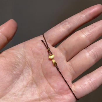 Ruyi karkötő, finom szövésű ötvözetből, női kézzel készített kiegészítő, üzleti ajándékhoz ideális