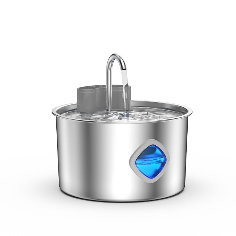 Έξυπνος διανομέας νερού για κατοικίδια από ανοξείδωτο ατσάλι με αισθητήρα Ty10 – με εφαρμογή, αποσπώμενος, κατάλληλος για σκύλους και γάτες