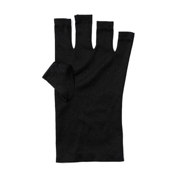 Gumianyagú ujjas manikűrkesztyű UV-védelemmel, UV-lámpa használathoz, egy darab