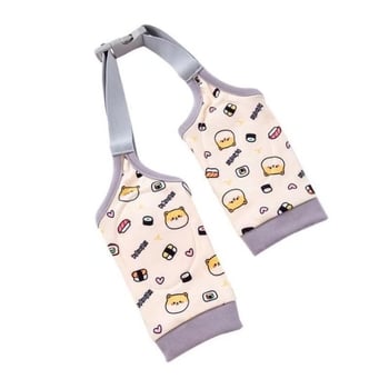 Kutya térd- és lábvédők, pamut anyag, rajzfilm stílus, ízületi védelem