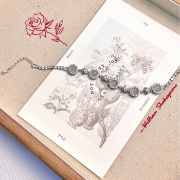 Női vintage virágos karkötő – réz, elektropolírozás, stílus: női, virágmotívum, tavasz 2025 bevezetés