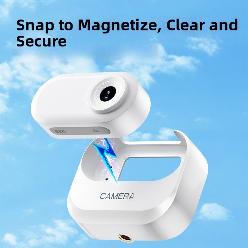 Športová kamera na prst s magnetickým nabíjacím puzdrom, HD záznam jazdy, TF karta na ukladanie, 1-palcový LCD displej