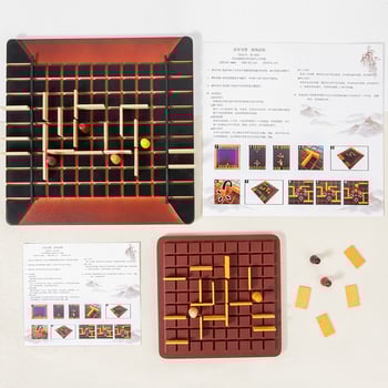 Lépésről lépésre társasjáték – Nyuszi által ostromlott város: üldözés és blokkolás, családi oktatási stratégiai játék, interakció szülő-gyermek, készségek fejlesztése