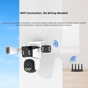 Kültéri 2MP IP gömbkamera, 4G vezeték nélküli, 3,6 mm objektív, humanoid és riasztási észlelés