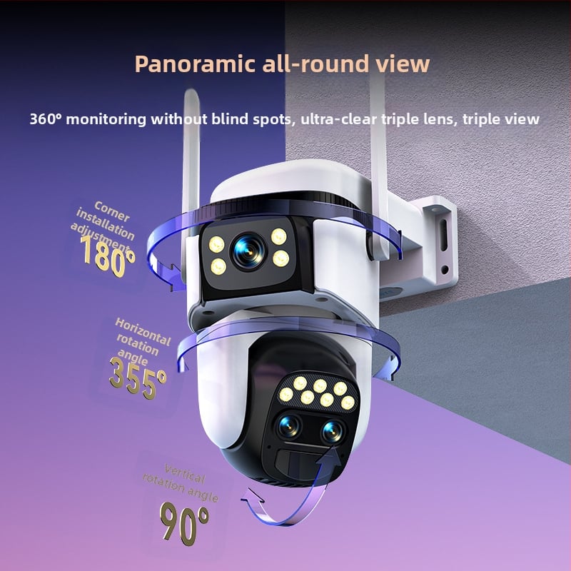 4G-s napelemes kamera éjjellátással és HD megfigyeléssel – Beltéri/kültéri használatra, riasztási funkció