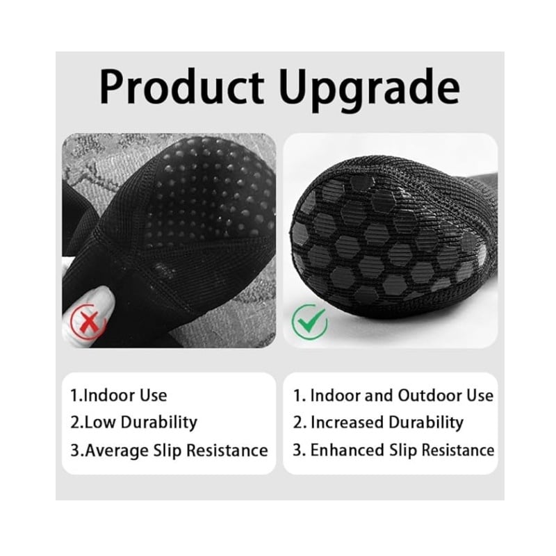 Pantofi pentru câini din poliester – încălțăminte impermeabilă cu talpă antiderapantă, protecție pentru răni