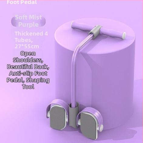 Pomôcka na brušáky s pedálnym napínaním a počítacou funkciou, systém šiestich lánok pre domáce použitie