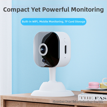 K5 Mini domáca Wi‑Fi kamera pre diaľkové monitorovanie: Video a Fotky, TF karta, ≤1MP, ABS telo, Výdrž batérie 0–1 h