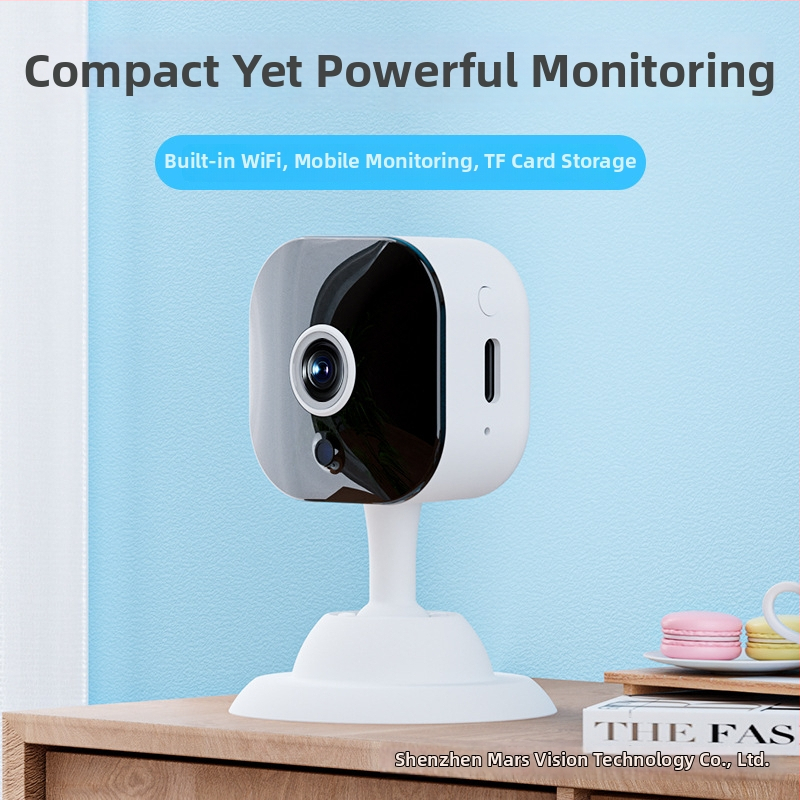 K5 Mini domáca Wi‑Fi kamera pre diaľkové monitorovanie: Video a Fotky, TF karta, ≤1MP, ABS telo, Výdrž batérie 0–1 h