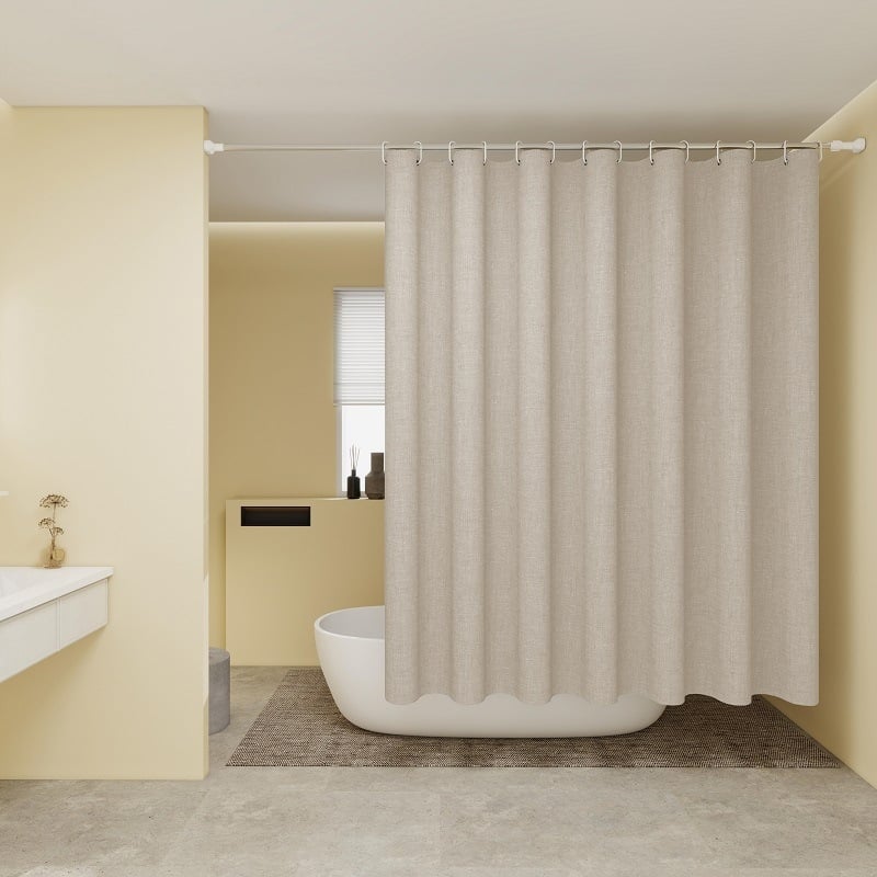 Nylon fürdőszobai zuhanyfüggöny-készlet, testre szabható, Zhejiang eredet, márka nélkül