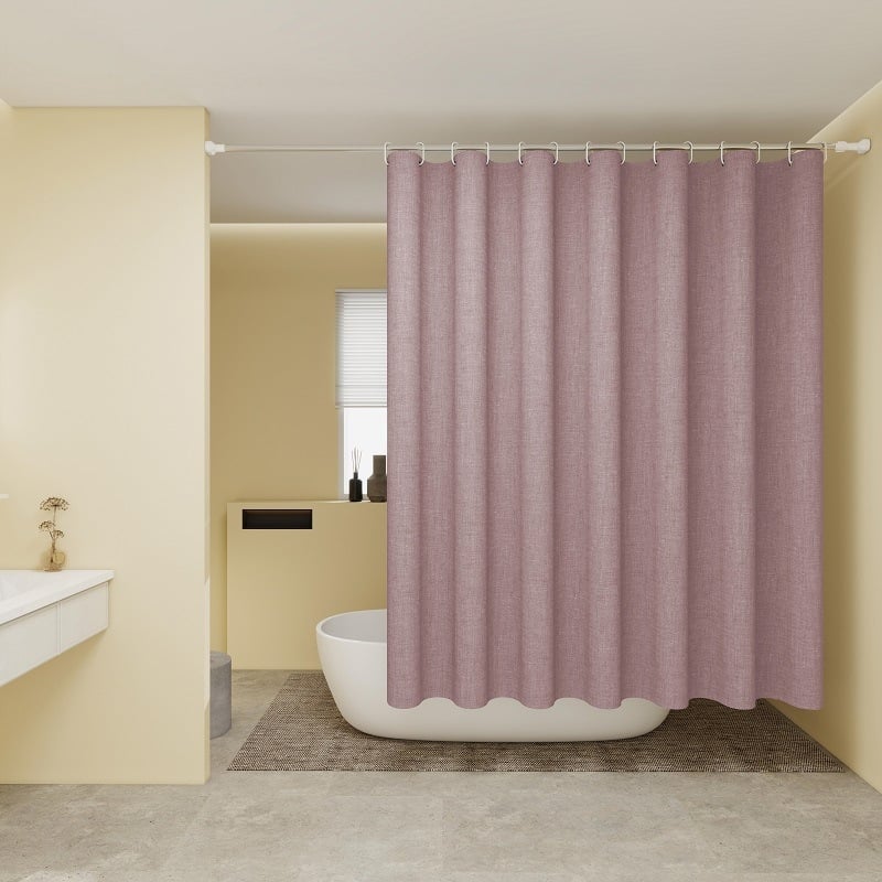 Nylon fürdőszobai zuhanyfüggöny-készlet, testre szabható, Zhejiang eredet, márka nélkül