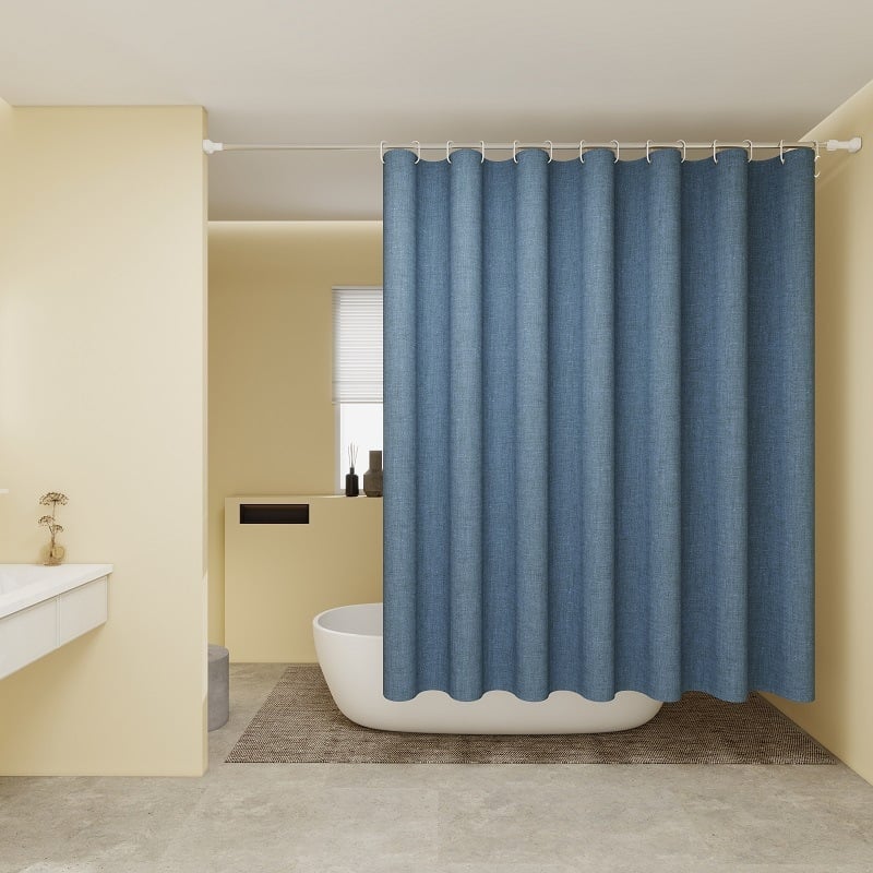 Nylon fürdőszobai zuhanyfüggöny-készlet, testre szabható, Zhejiang eredet, márka nélkül