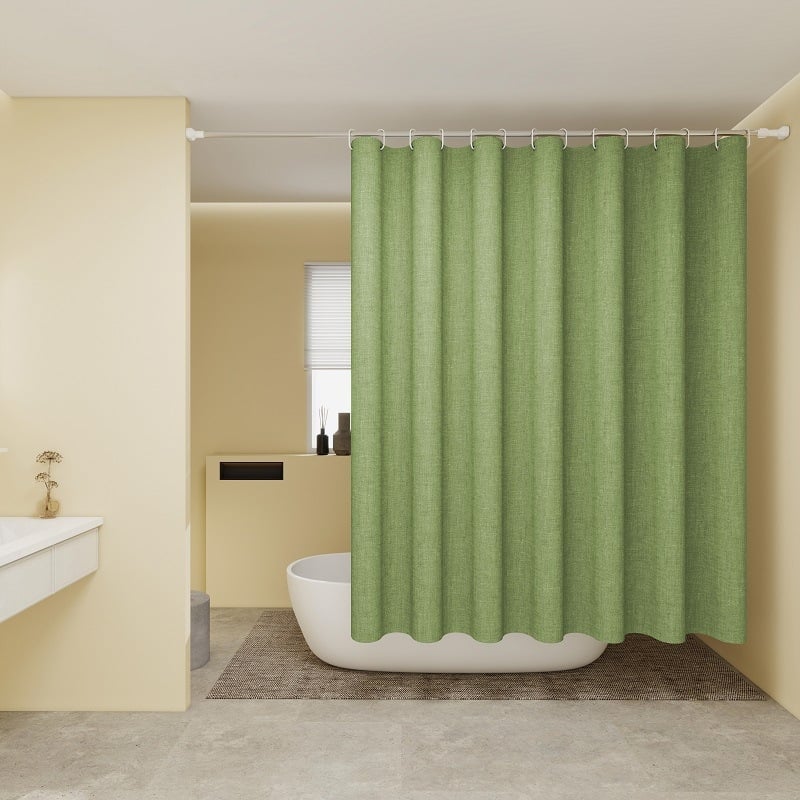 Nylon fürdőszobai zuhanyfüggöny-készlet, testre szabható, Zhejiang eredet, márka nélkül