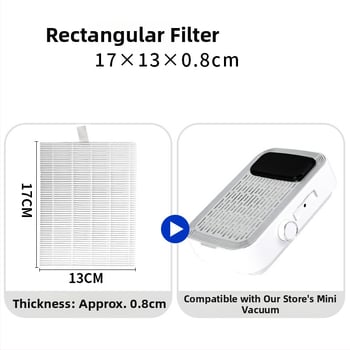 Körömápoló eszközök: húzórendszerű porgyűjtő szűrő a körmök porgyűjtőjéhez, Honeyclaw hazai márka, nettó tartalom 0,2, cserélhető szűrőelem