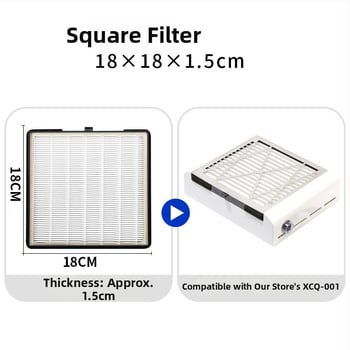 Körömápoló eszközök: húzórendszerű porgyűjtő szűrő a körmök porgyűjtőjéhez, Honeyclaw hazai márka, nettó tartalom 0,2, cserélhető szűrőelem