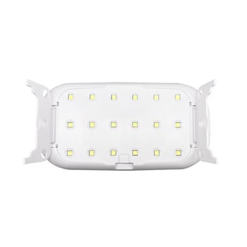 USB körömlámpa 18 LED-del, kettős fényforrással, UV-polimerizációs lámpa, 120 másodperces polimerizációs idő
