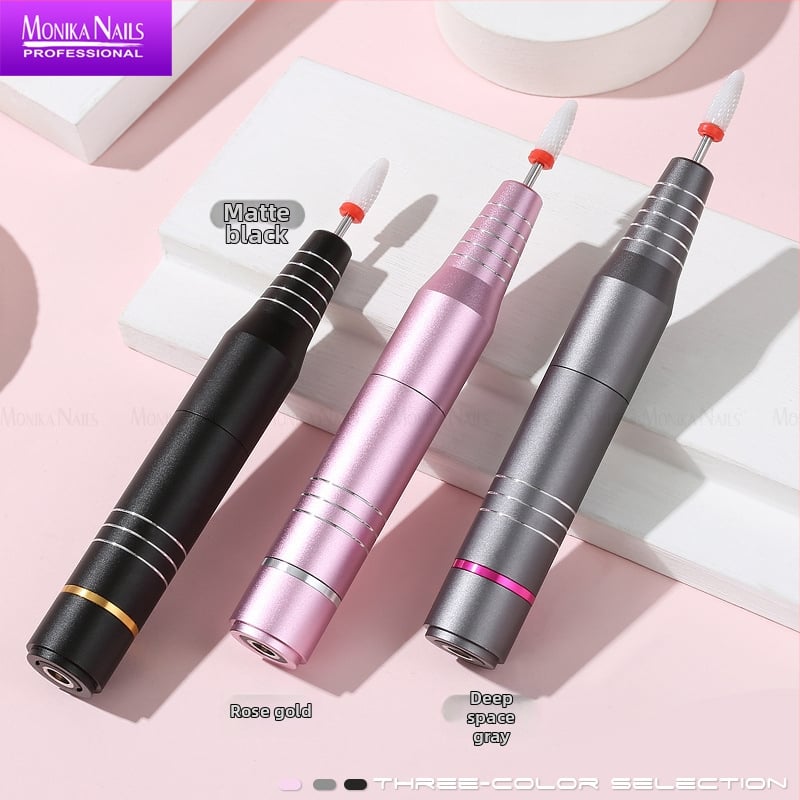 Mini elektromos körömcsiszoló USB-vel, kerámiás fej, 101p modell, nettó tömeg 116 g