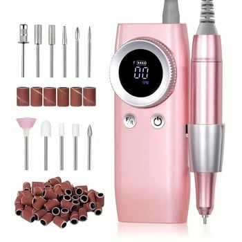 Körömcsiszoló – hordozható elektromos köröm eltávolító készülék, modell 205, OEM, határokon átívelő kizárólagos ellátás, Importált: Nem