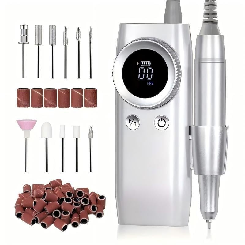 Körömcsiszoló – hordozható elektromos köröm eltávolító készülék, modell 205, OEM, határokon átívelő kizárólagos ellátás, Importált: Nem