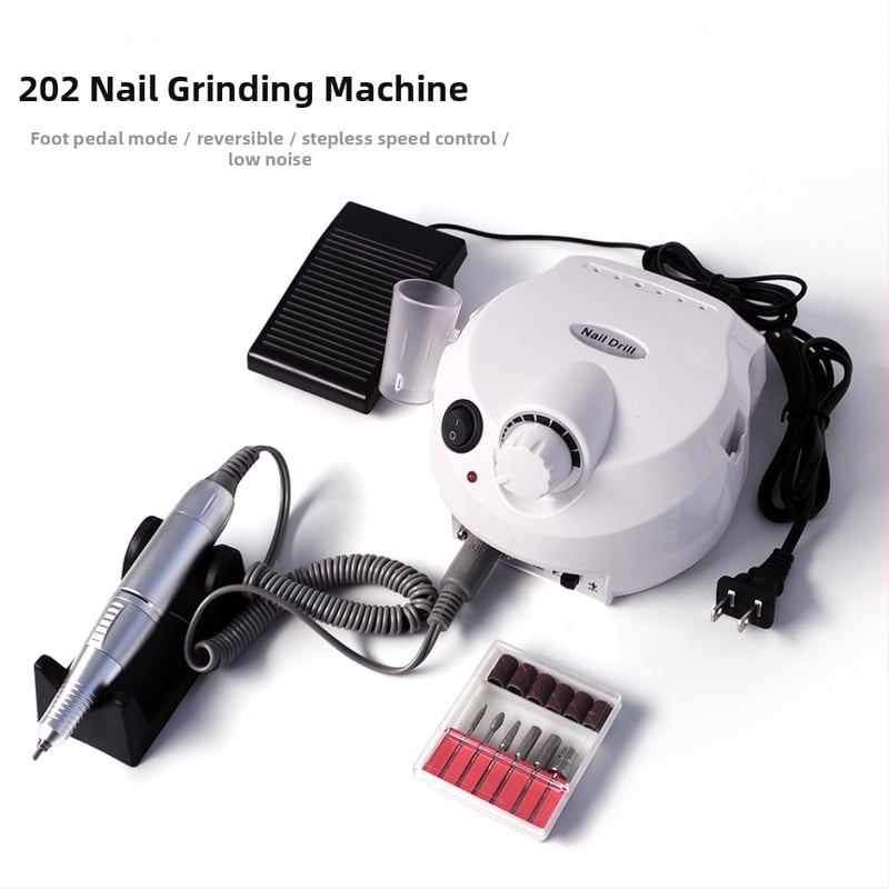 Lábpedálos elektromos körömdörzsölő/fúró a manikűrhöz – polírozás és hámlás, modell 202, Zhejiang eredet, márka Other, licencelt magánmárka: Igen
