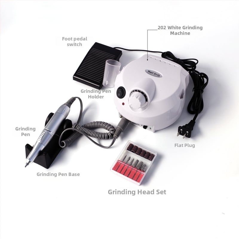 Lábpedálos elektromos körömdörzsölő/fúró a manikűrhöz – polírozás és hámlás, modell 202, Zhejiang eredet, márka Other, licencelt magánmárka: Igen
