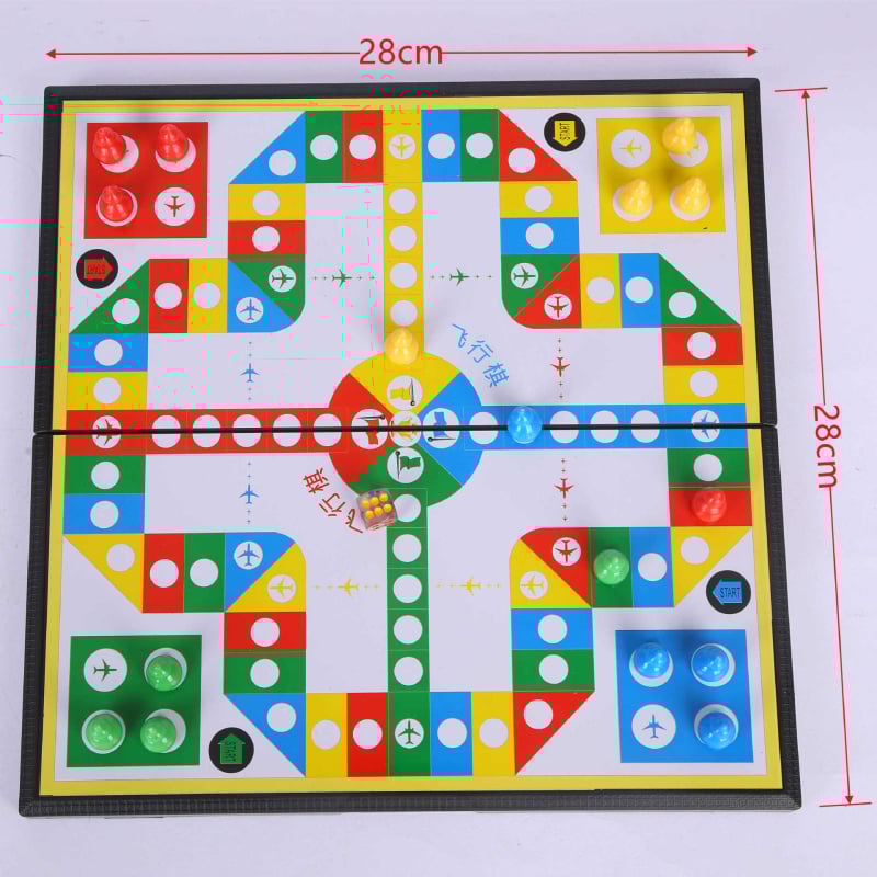 Mágneses repülő sakk játék gyerekeknek – hordozható ABS tábla, Wen Cheng márka, sakk játék, 4–6, 7–14, 15–35 évesek