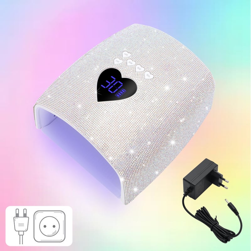 BY60 Manikűr lámpa, 220W, hordozható, kettős fényforrás, gyors szárítás