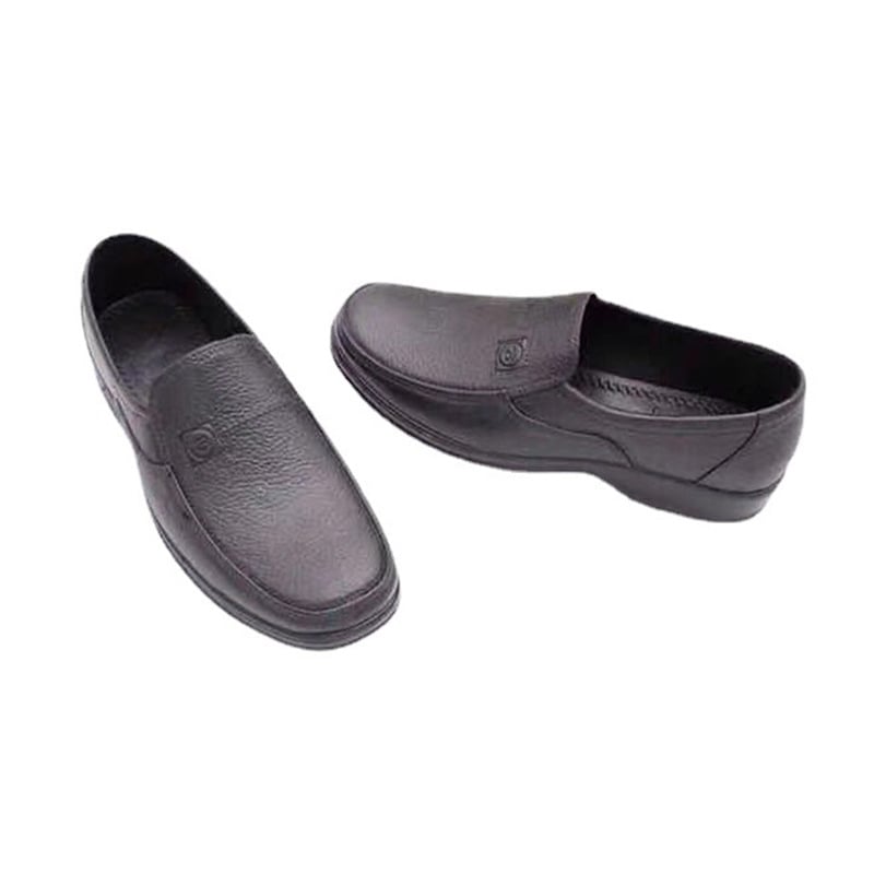 Esőcsizmák férfiak és felnőttek számára | PVC felső rész, műszőrme bélés és talpbetét, bőrös orr és dőlt sarok