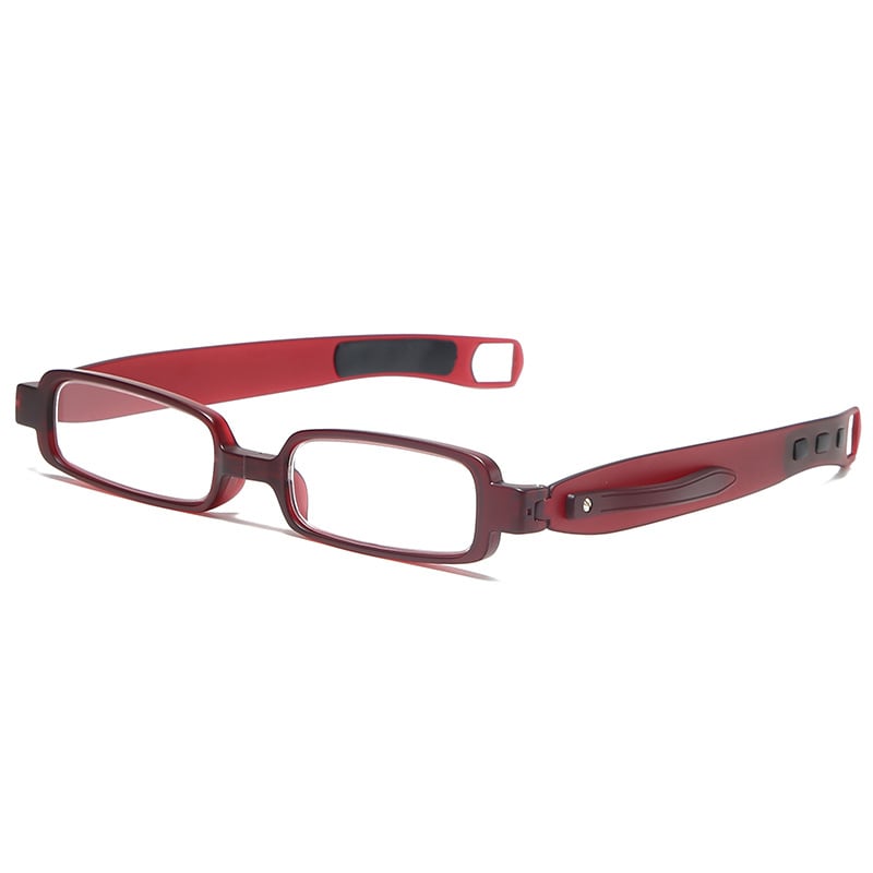 360°-os forgó olvasószemüveg, könnyű összecsukható TR90 keret, lencsék gyantából, modell 1888, anti-kékfény védelem