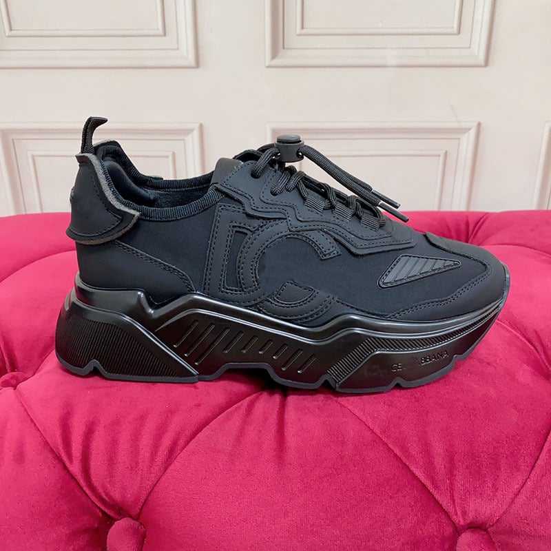 Uniszex bőr felsőrészű, lélegző tornacipő, vastag talppal és EVA talpbetéttel