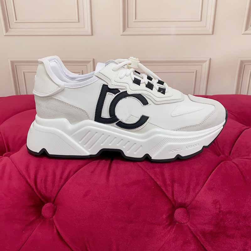 Uniszex bőr felsőrészű, lélegző tornacipő, vastag talppal és EVA talpbetéttel