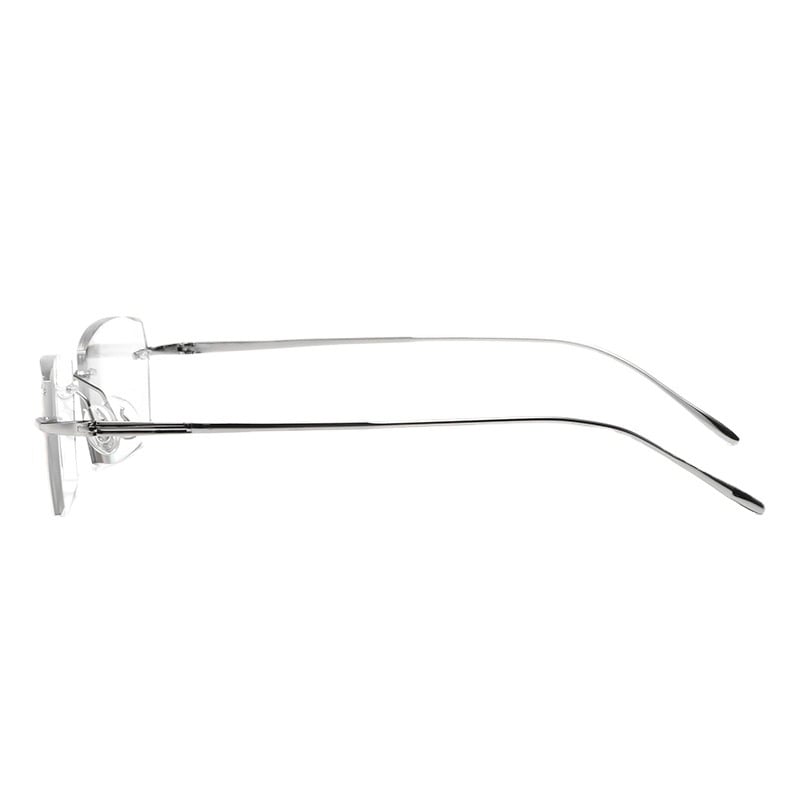 Ao Xue Olvasó szemüveg – keret nélküli, gyémánt díszítéssel, műgyantából készült lencsék