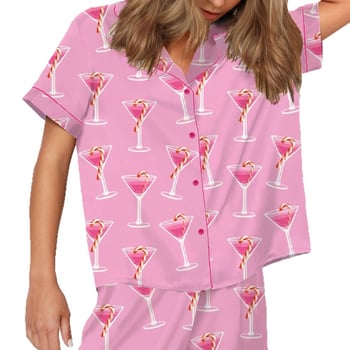 Szatén anyagú ing, 90–95% poliészter, rövid ujjú, V-nyak, japán-koreai casual stílus