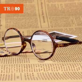 Olvasószemüveg (TR90, teljes keret, retro kerek, uniszex, modell TR281)