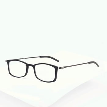 Olvasószemüveg kerek, teljes keret, box stílusú keret, PC lencsék anti-kék fény, modell LH0616, keret műanyag és titan ötvözet