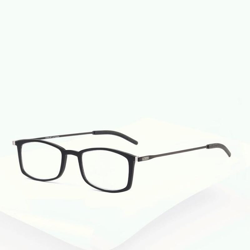 Olvasószemüveg kerek, teljes keret, box stílusú keret, PC lencsék anti-kék fény, modell LH0616, keret műanyag és titan ötvözet