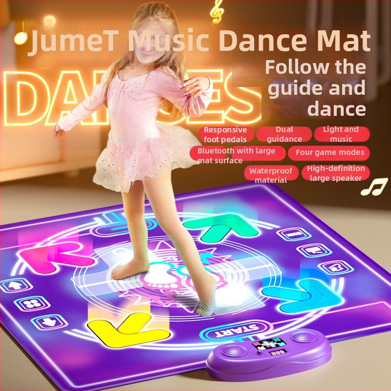 Detská hudobno-tanečná podložka — skladacia, interaktívna hra, z plastu, pre 7–14 rokov