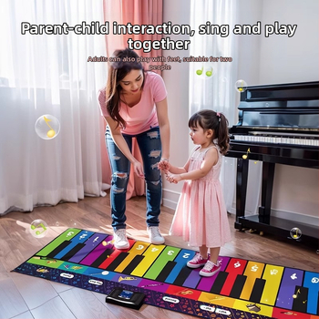 Značka Art, multifunkčná pianová podložka pre deti, protišmytový povrch, integrovaná podložka pre plazenie, hrúbka 0,5 cm