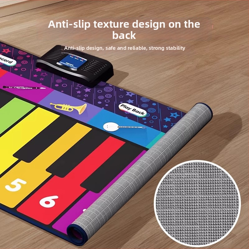 Značka Art, multifunkčná pianová podložka pre deti, protišmytový povrch, integrovaná podložka pre plazenie, hrúbka 0,5 cm