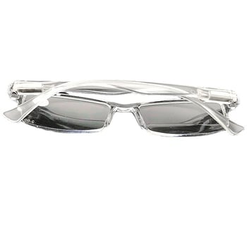 Olvasó szemüveg Modell 908-1, rugós zsanérral, keret nélküli, polikarbonát lencsékkel, felnőtteknek presbyopiára