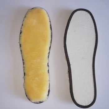 Téli gyapjú talpbetét, teljes hosszúságú plüss talpbetét, 2.2 cm vastagság, uniszex