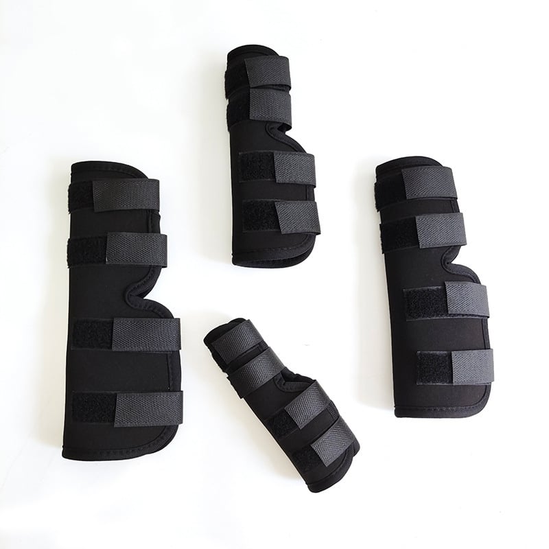 Szabályozható kutya elülső láb sérülés utáni felépülésre szolgáló térdvédő kötszer, poliészter, kopásálló, modell F240