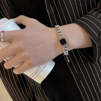 Karkötő titán acélból • Forma: rombusz • Stílus: uniszex, minimalist • Kategória: kézre szánt kiegészítő • Megjelenés: 2025 nyár