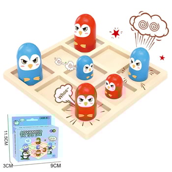 Sakk-stílusú interaktív gondolkodás-fejlesztő asztali játék (műanyag; fejleszti az intellektust; kéz- és szem-koordináció; szülő-gyermek interakció)