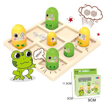 Sakk-stílusú interaktív gondolkodás-fejlesztő asztali játék (műanyag; fejleszti az intellektust; kéz- és szem-koordináció; szülő-gyermek interakció)