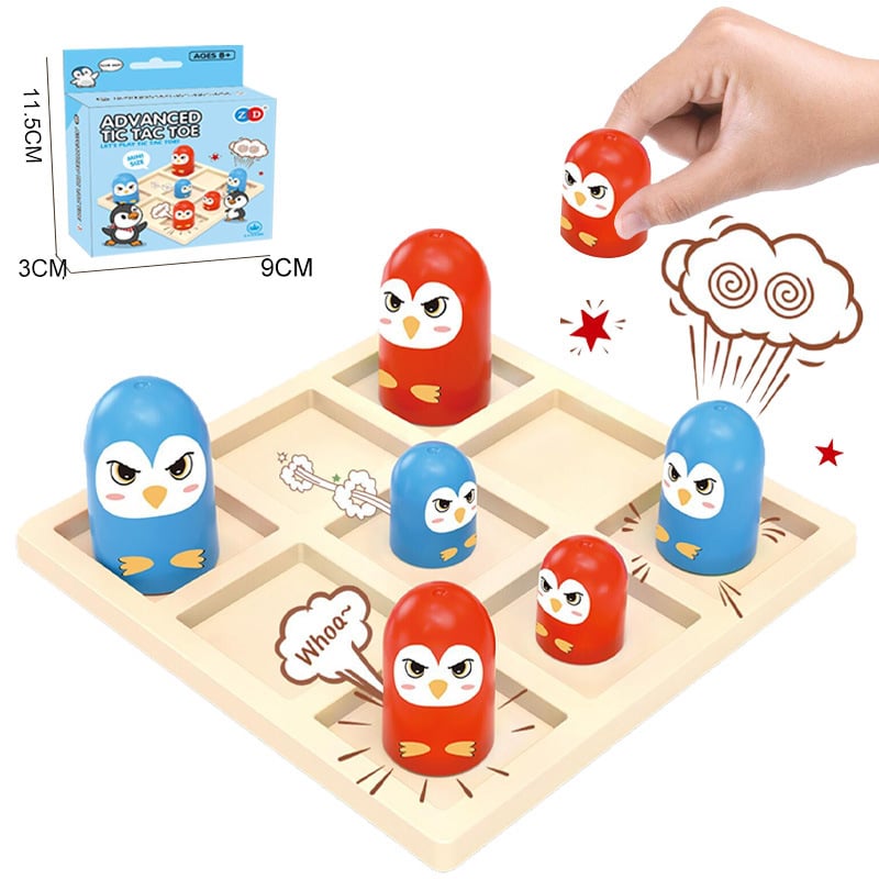 Sakk-stílusú interaktív gondolkodás-fejlesztő asztali játék (műanyag; fejleszti az intellektust; kéz- és szem-koordináció; szülő-gyermek interakció)