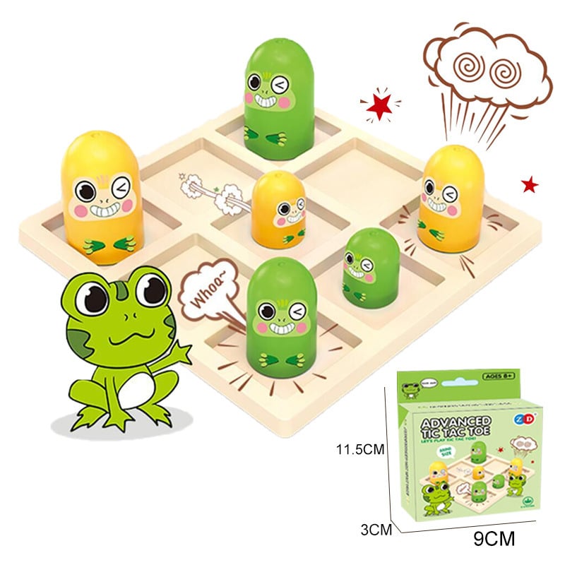 Sakk-stílusú interaktív gondolkodás-fejlesztő asztali játék (műanyag; fejleszti az intellektust; kéz- és szem-koordináció; szülő-gyermek interakció)