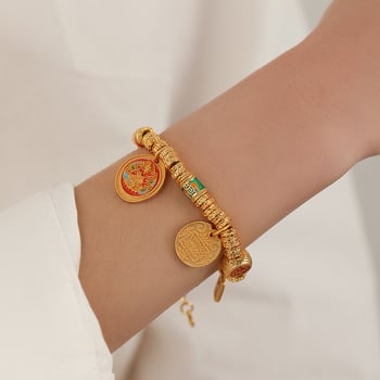 Geometriai alakú karkötő, kevert anyagok, elektroplakolás, női stílus, új kínai stílus