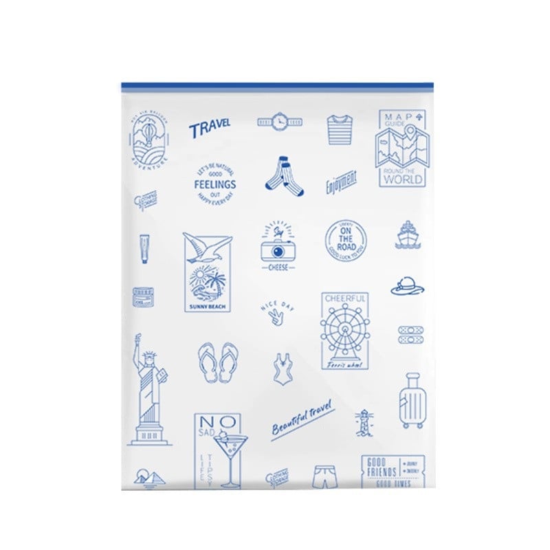 Ruhák és cipők tároló táska, négyszögletes formájú PET anyag, modell KTZFD, többfunkciós, utazáshoz és kozmetikumok tárolásához