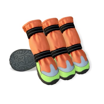 Hosszú kutyapapucsok – Csúszásmentes, Kopásálló, Stabilan a lábon marad, Külső használatra, Gumiból, melegen tartó